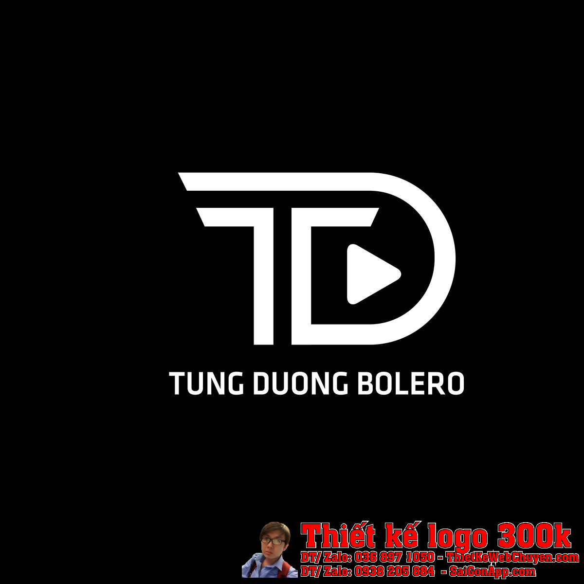 Thiết kế logo âm nhạc Tùng Dương Bolero phiên bản chính