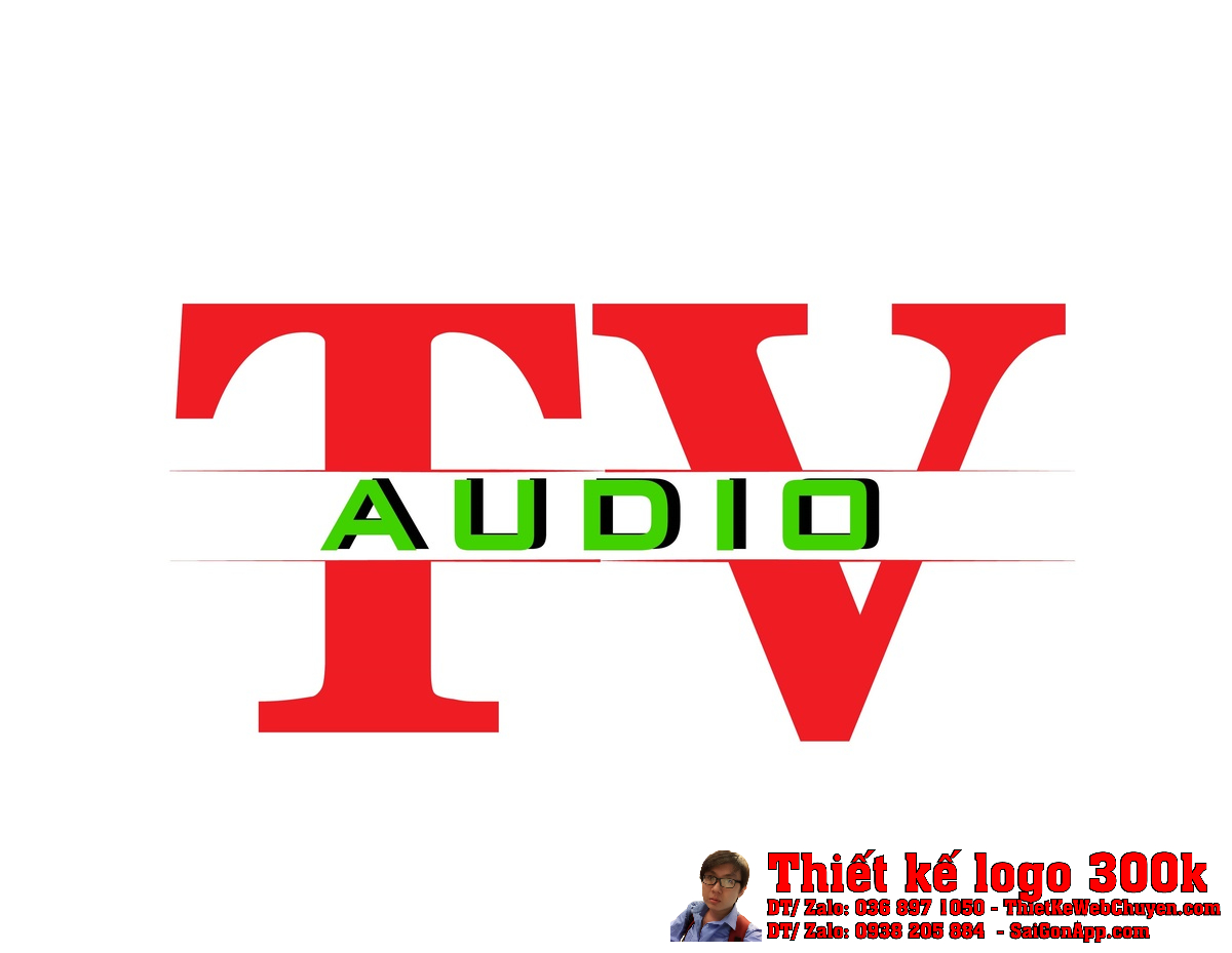 Thiết kế logo âm thanh TV AUDIO Thiết kế logo âm thanh TV AUDIO
