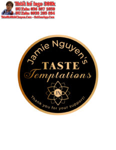 Thiết kế logo ẩm thực Jamie Nguyen's Taste Temptations