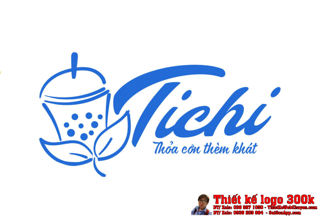 Thiết kế logo ăn vặt TICHI Thiết kế logo ăn vặt TICHI