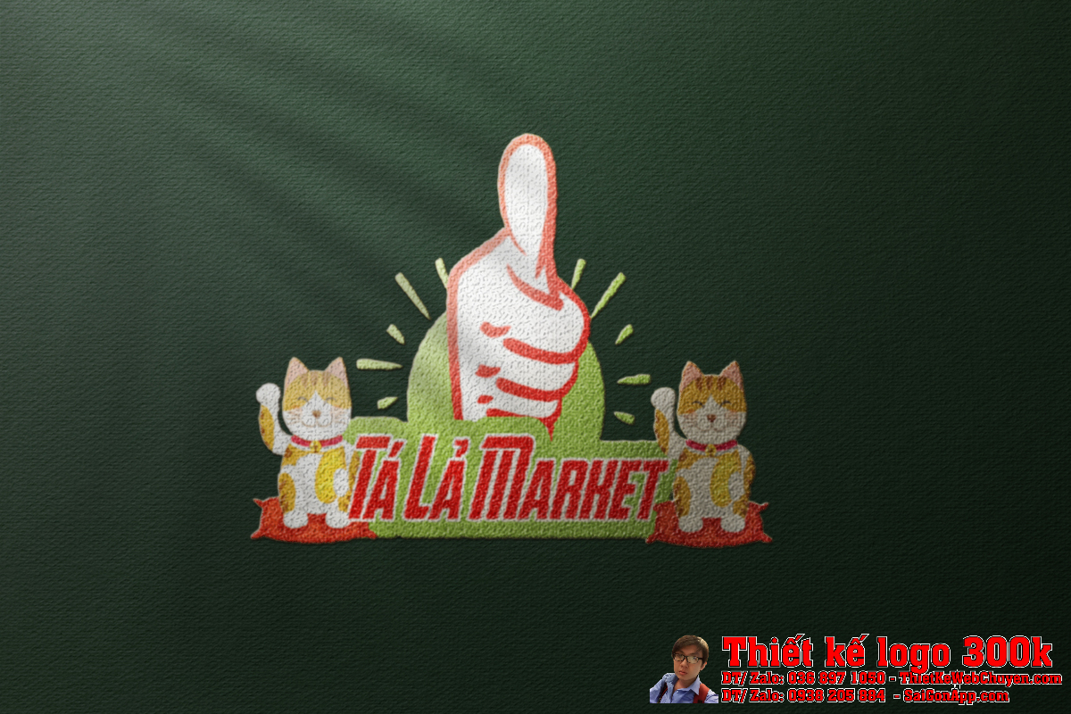 Logo Tá Lả Market phiên bản avatar facebook