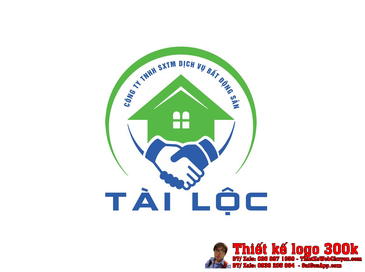Thiết kế logo bất động sản Tài Lộc