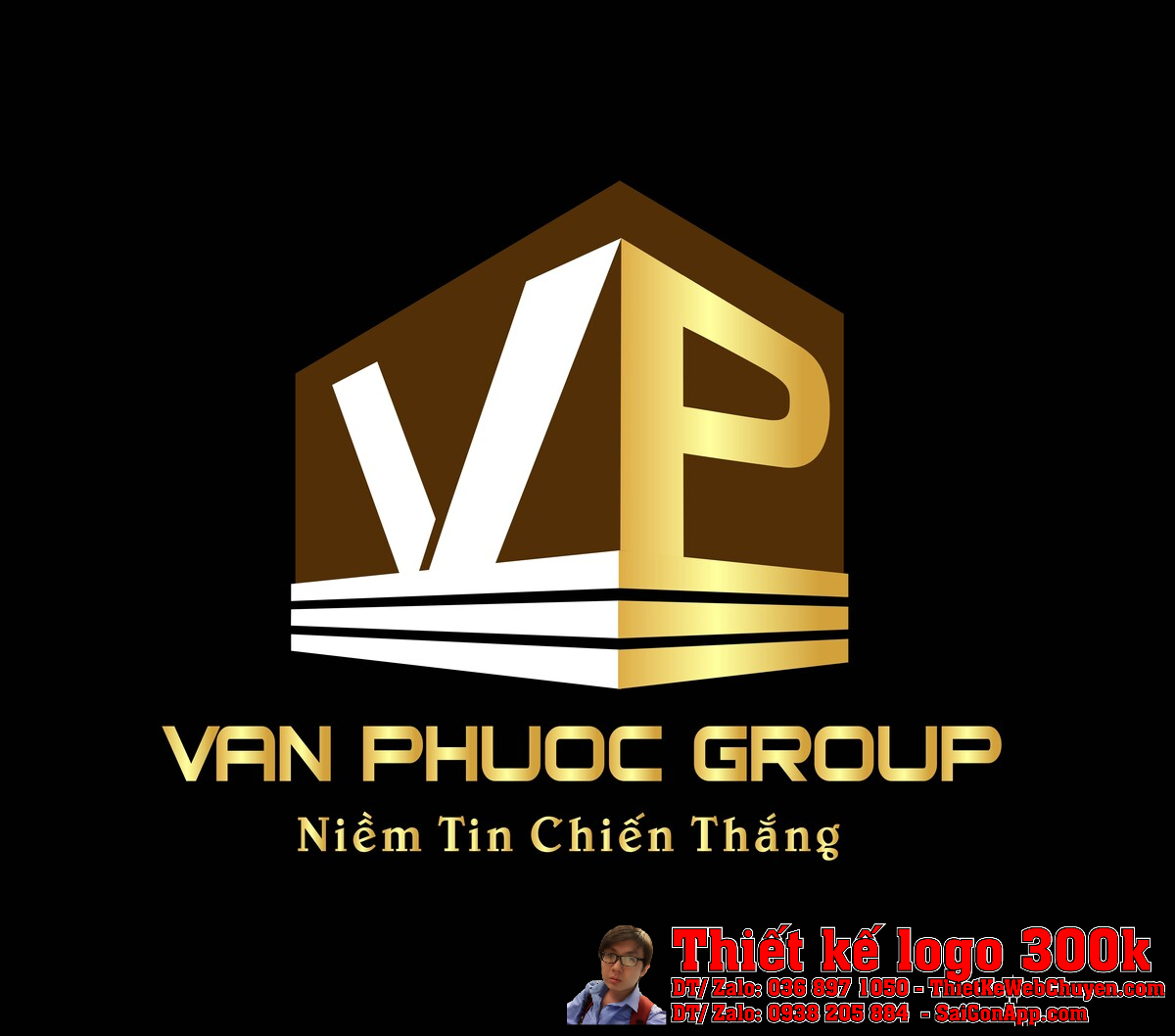 Thiết kế logo bất động sản Vạn Phước Group