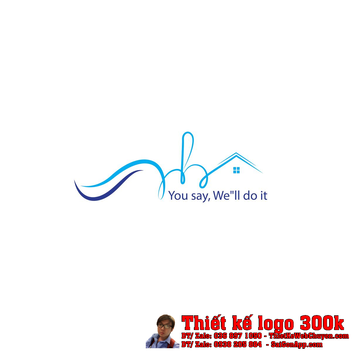 Thiết kế logo bất động sản công ty An Home bản chuẩn