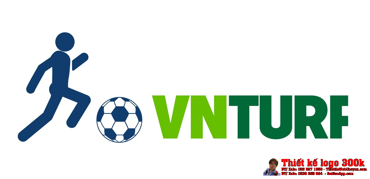 Thiết kế logo bóng đá VNTURF Thiết kế logo bóng đá VNTURF