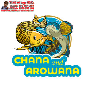 Thiết kế logo cá cảnh Arowana