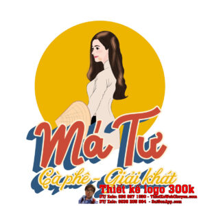 Thiết kế logo cà phê giải khát Má Tư