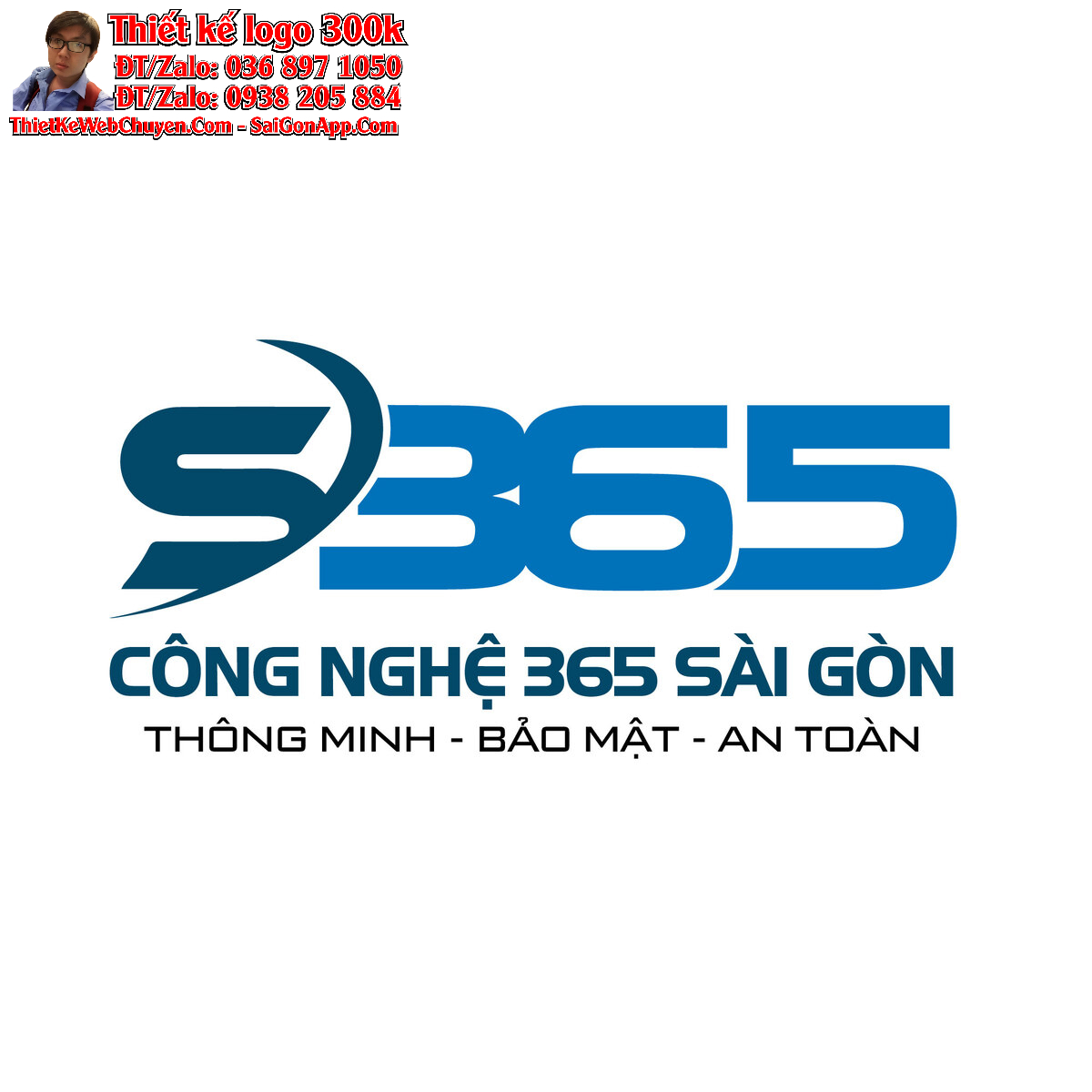 Thiết kế logo camera, thiết bị công nghệ điện tử  365 Sài Gòn