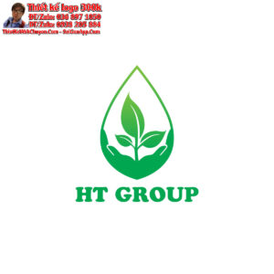Thiết kế logo chăm sóc cảnh quan cây xanh và vệ sinh HT Group