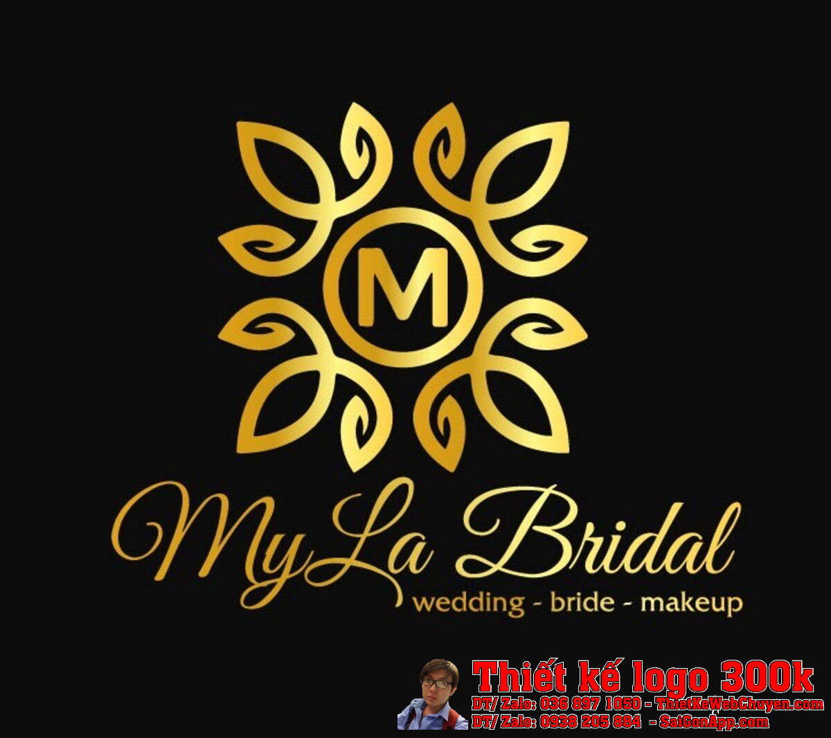 Thiết kế logo cho thuê áo dài, váy cưới MyLa Bridal Thiết kế logo cho thuê áo dài, váy cưới MyLa Bridal - Biểu tượng sang trọng và cao cấp