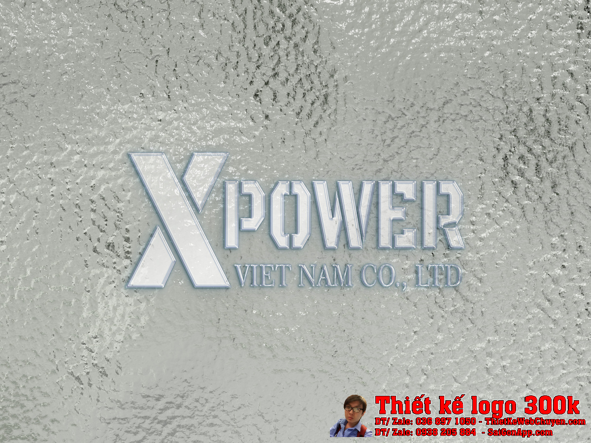 Ứng dụng Thiết kế logo cơ khí Công ty XPOWER
