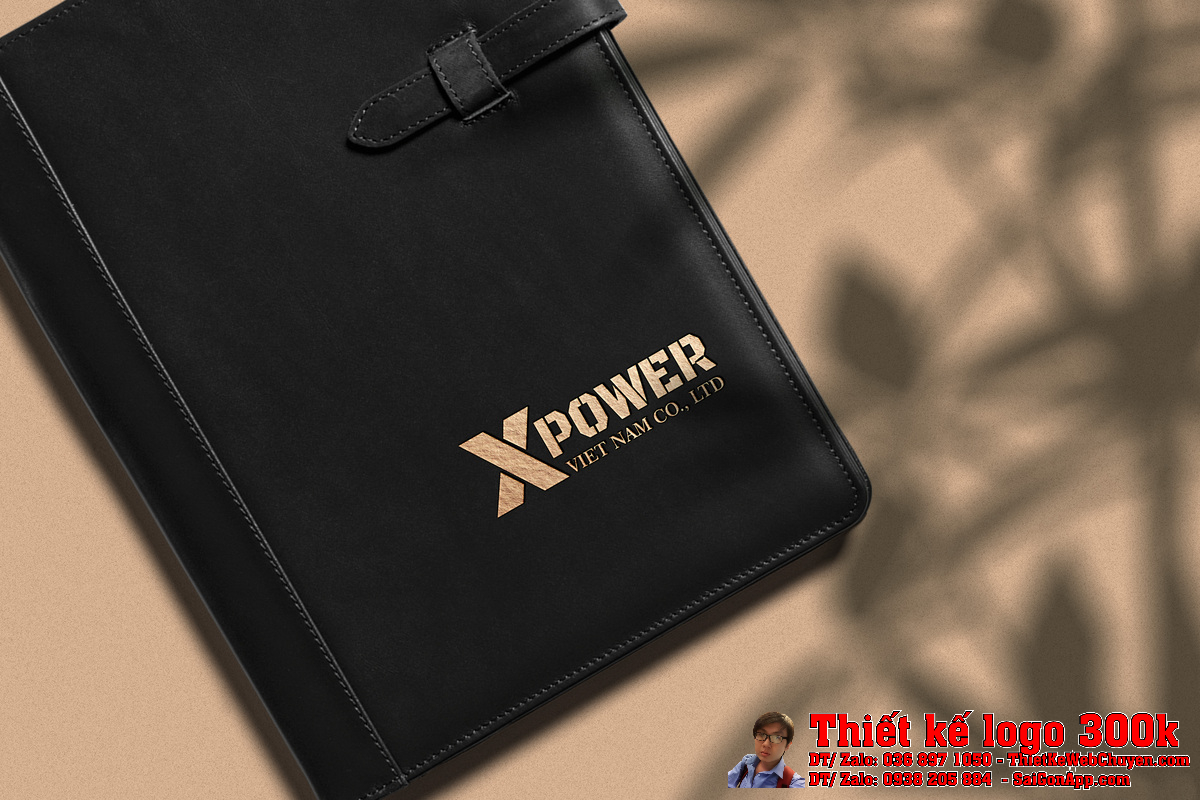 Phối cảnh Thiết kế logo cơ khí Công ty XPOWER