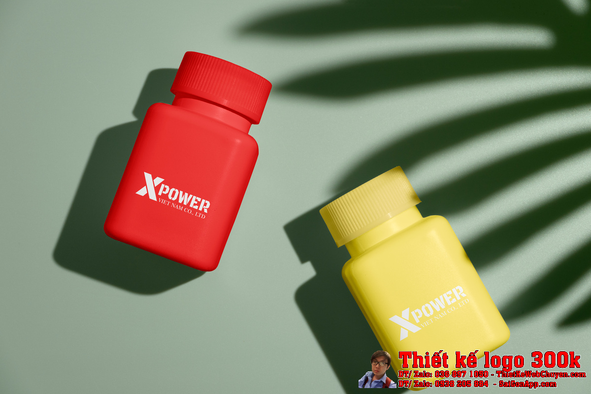 Chi tiết Thiết kế logo cơ khí Công ty XPOWER