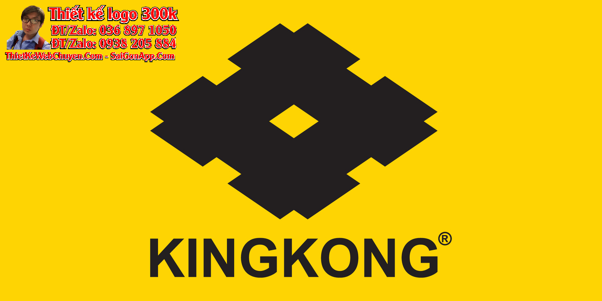 Thiết kế logo cơ khí Kingkong