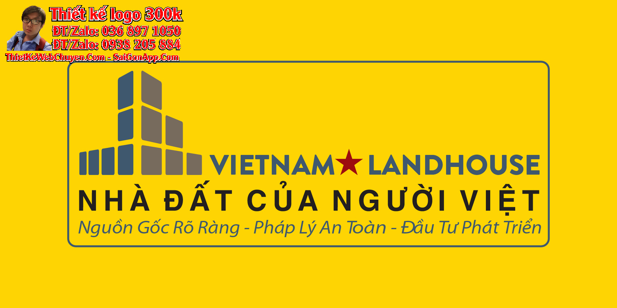 Thiết kế logo cơ khí Landhouse