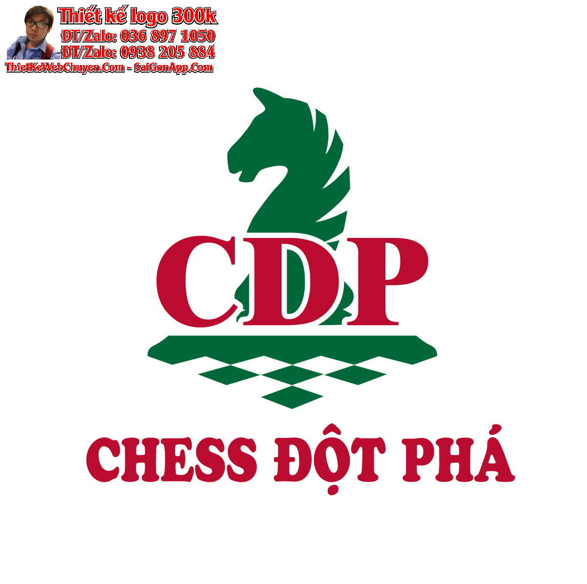 Thiết kế logo cờ vua CDP