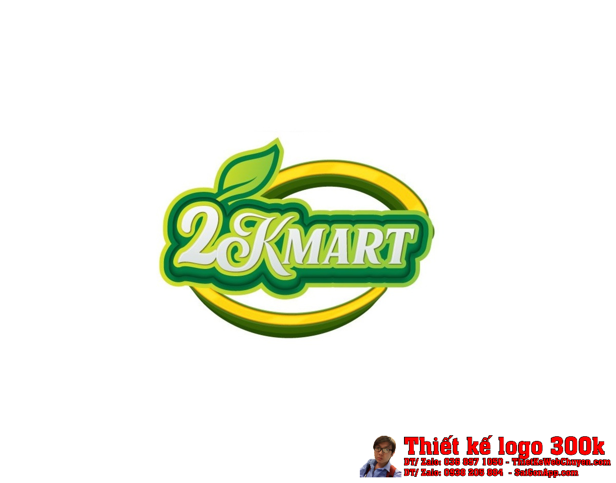 Mẫu thiết kế logo công ty 2KMART chuyên nghiệp và ấn tượng