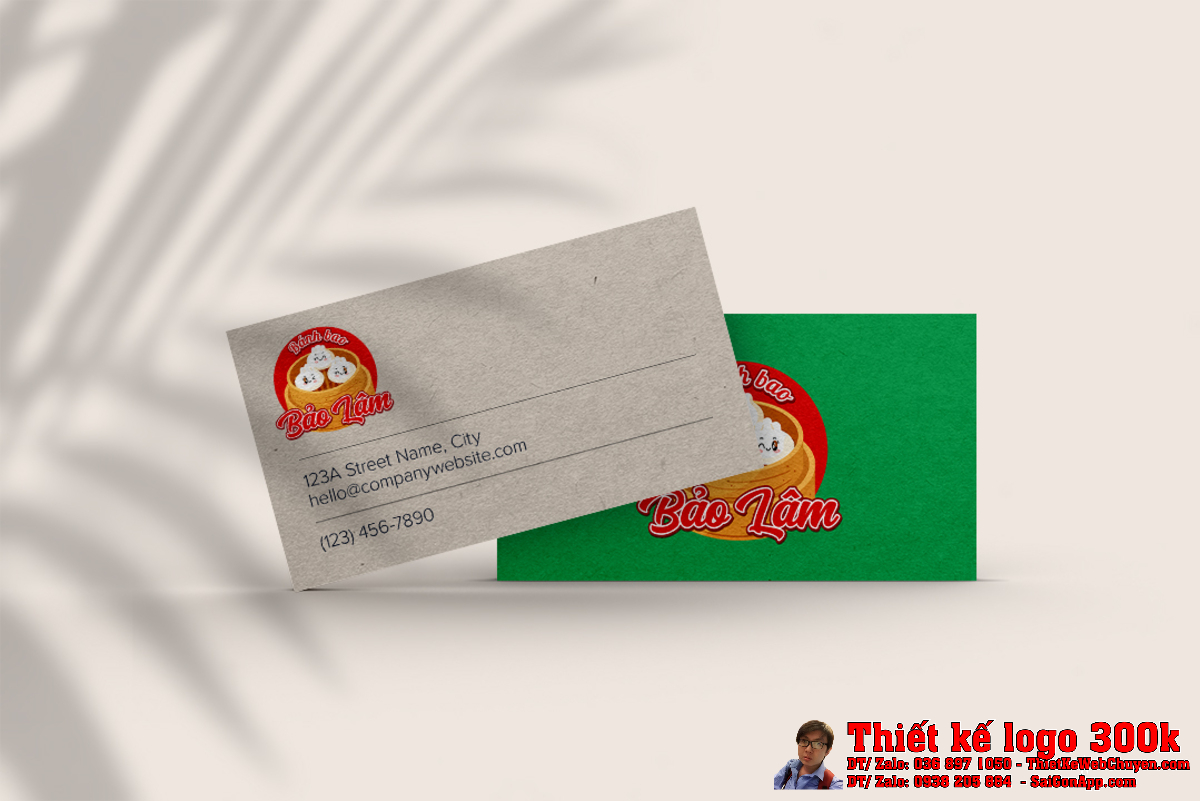 Ứng dụng logo Bánh bao Bảo Lâm trên bao bì