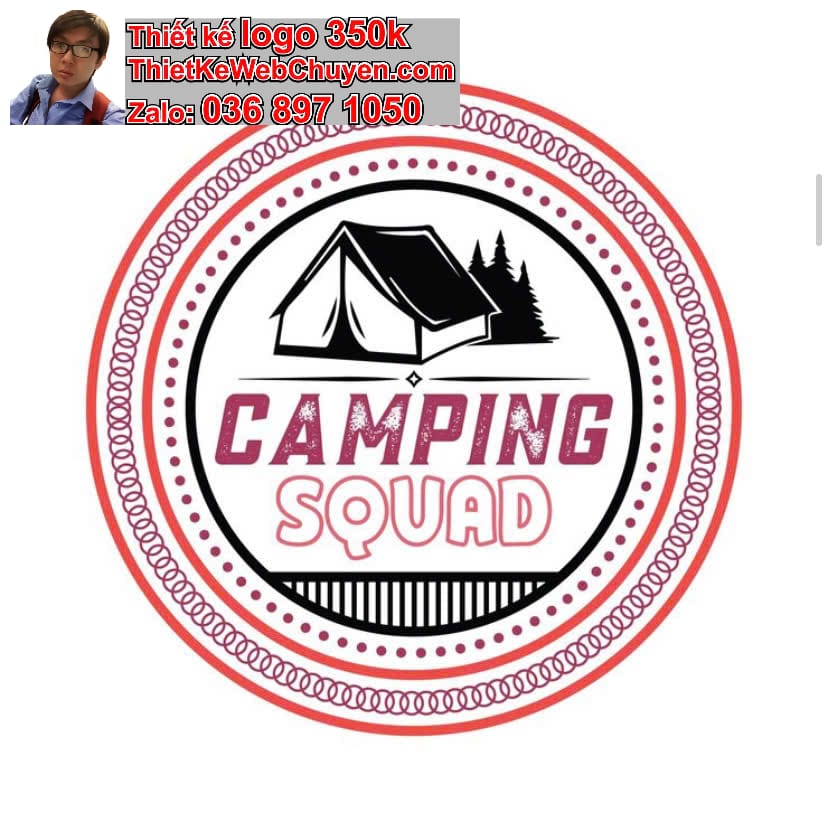 Thiết kế logo công ty Cửa hàng bán đồ camping dã ngoại
