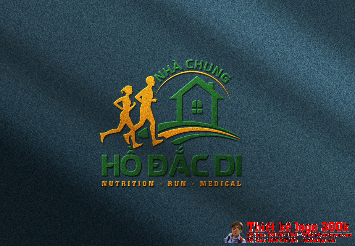 Thiết kế logo công ty HỒ ĐẮC DI ứng dụng thực tế
