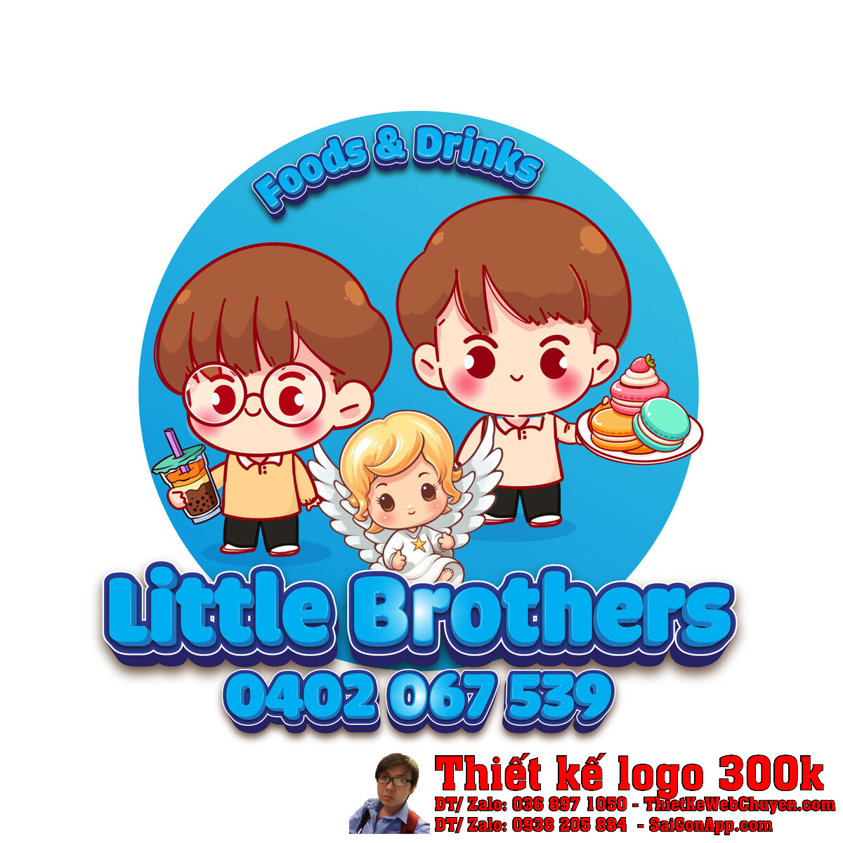 Thiết kế logo công ty Little bản đầy đủ