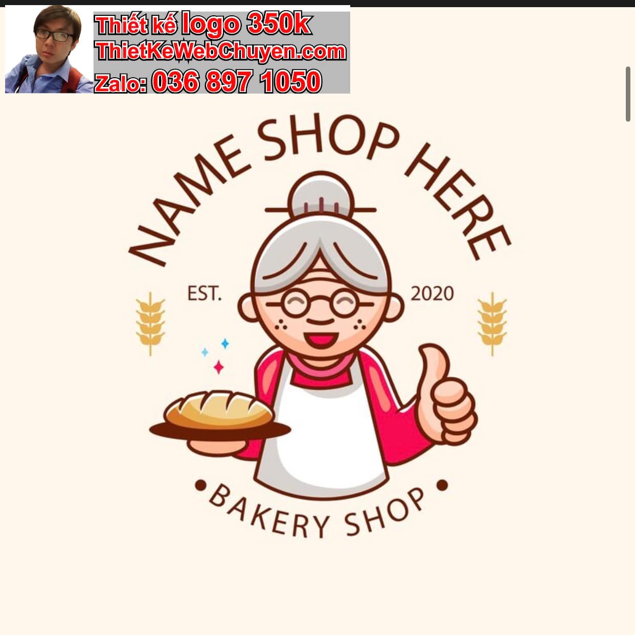 Thiết kế logo công ty bakery giá rẻ