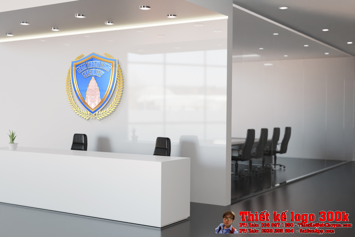 Logo Nam Thanh Long Security bản đầy đủ