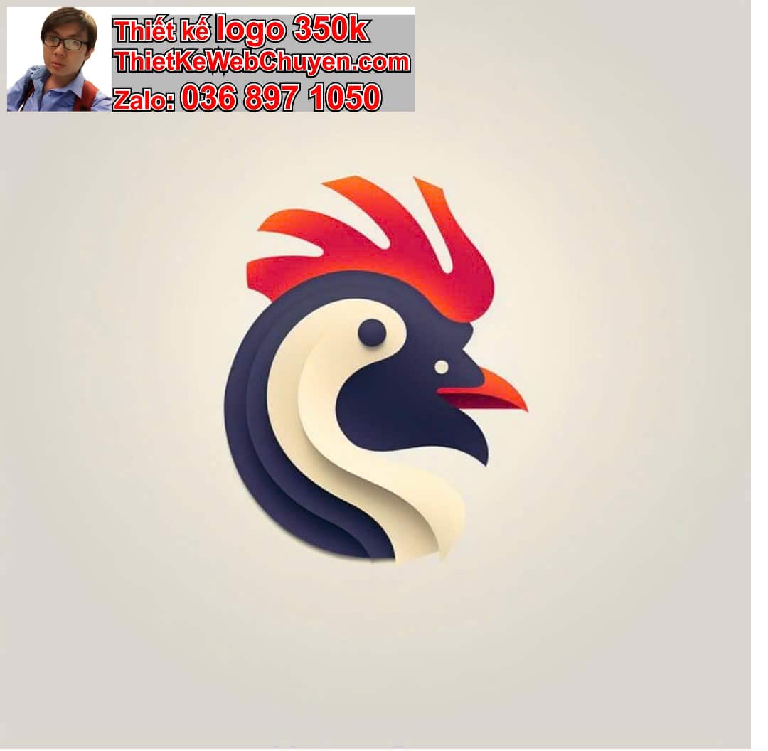 Thiết kế logo công ty con gà