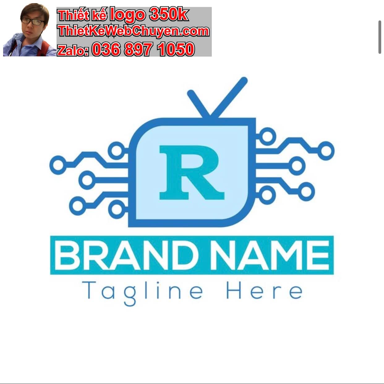 Thiết kế logo công ty công nghệ giá rẻ