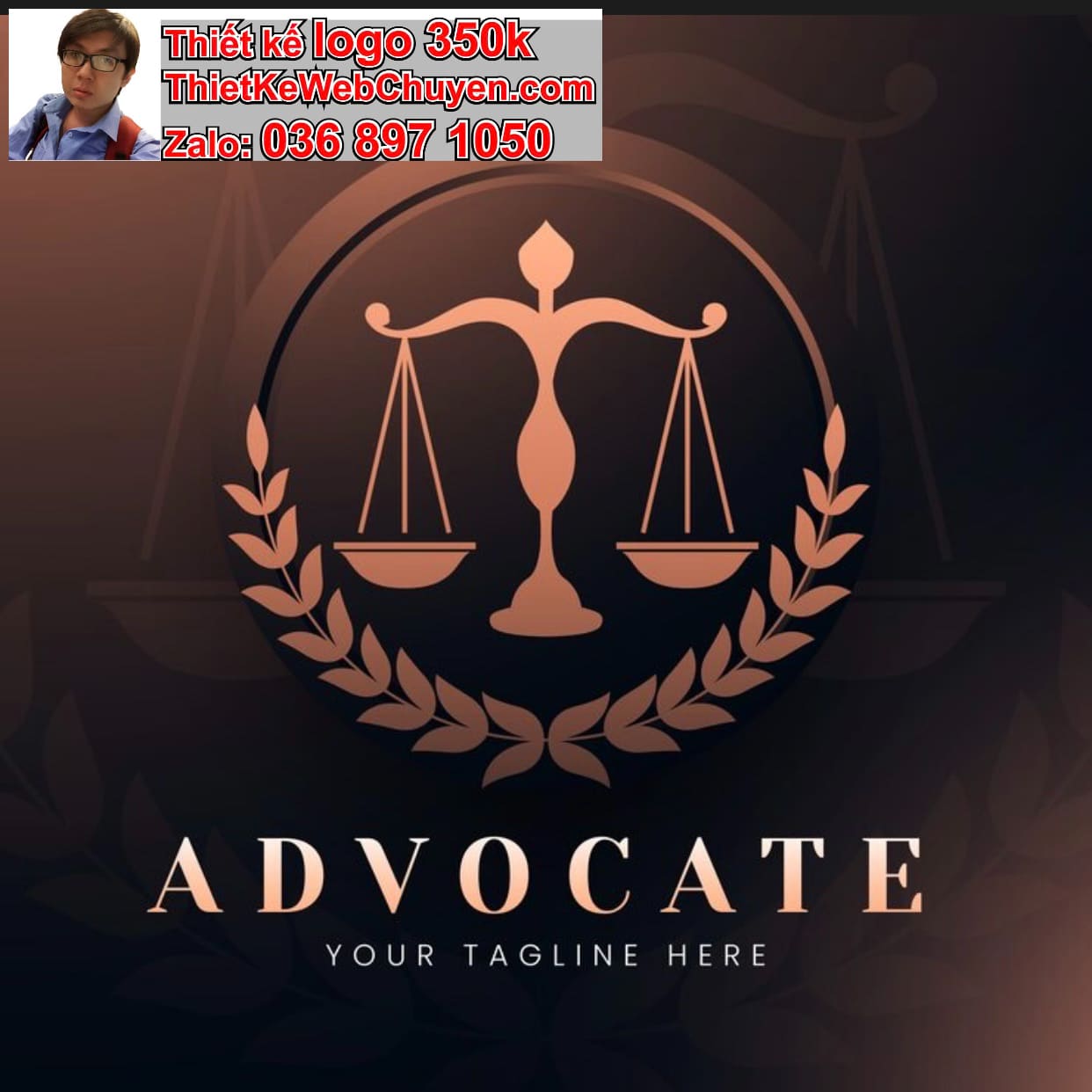 Thiết kế logo công ty công ty luật giá rẻ
