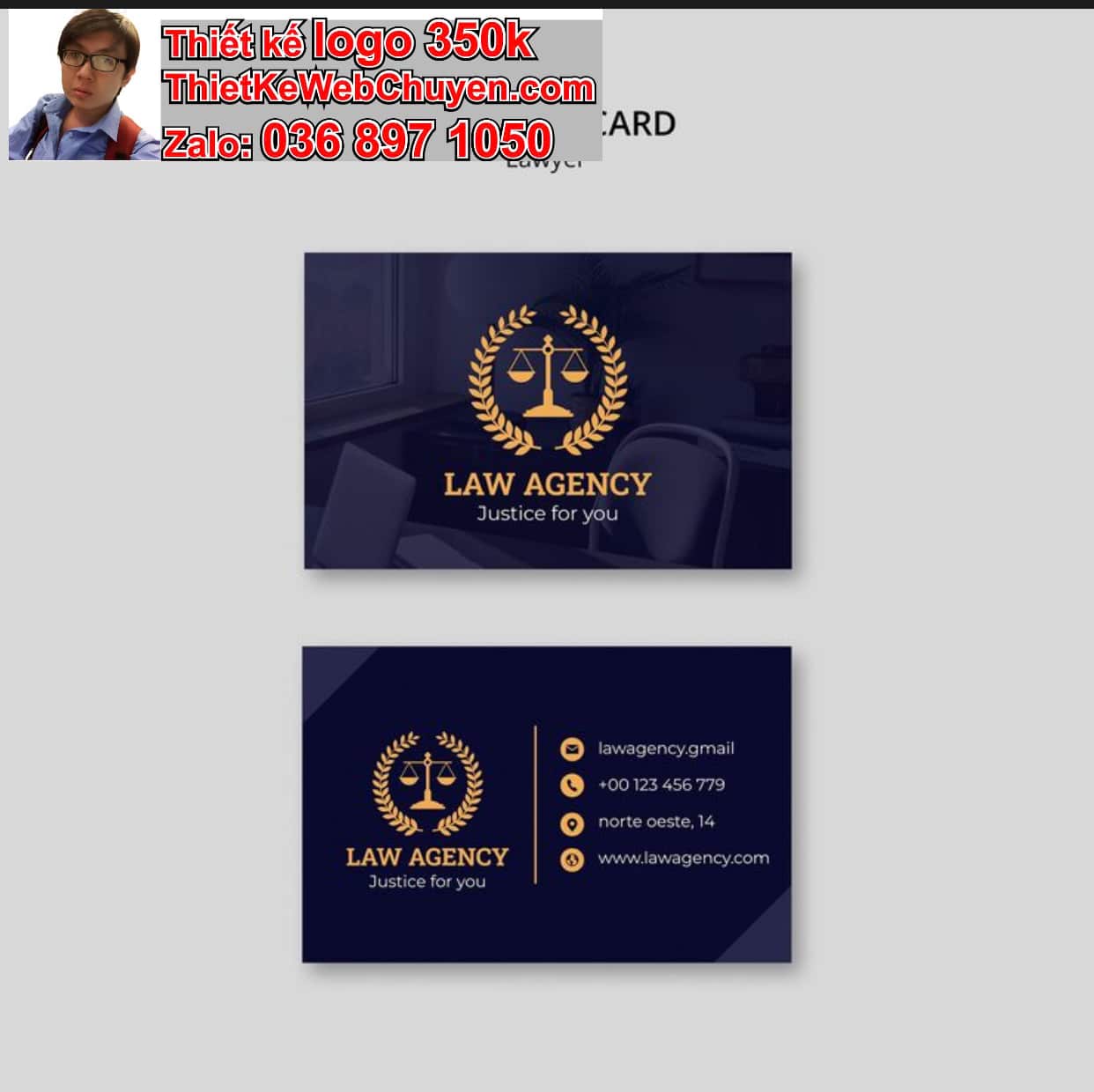 Thiết kế logo công ty công ty luật giá rẻ