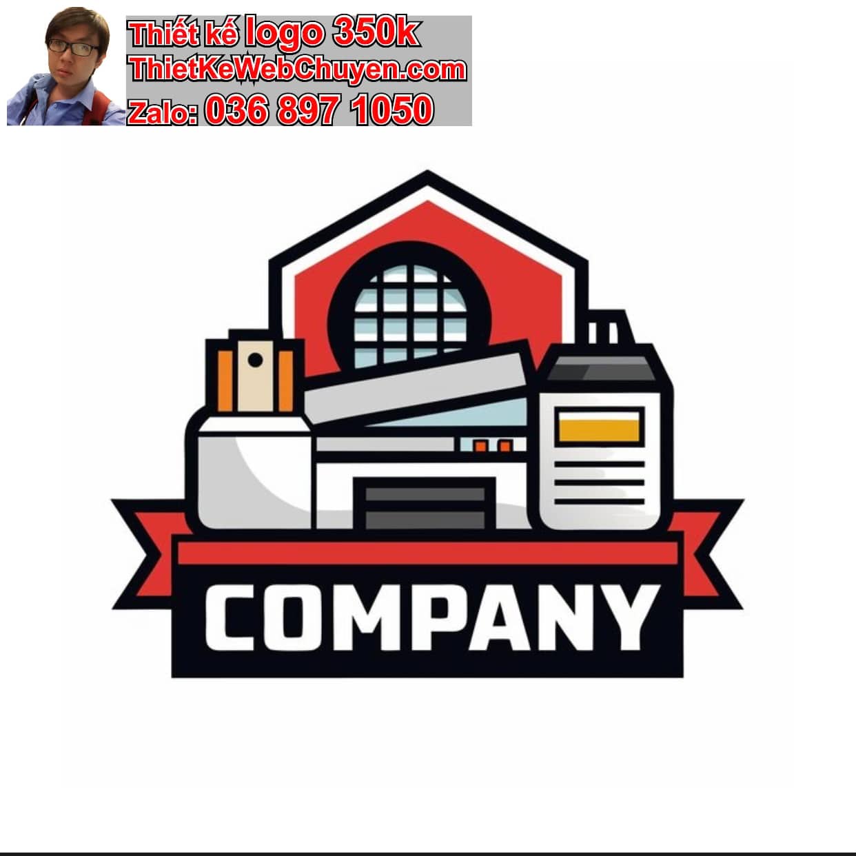 Thiết kế logo công ty công ty xưởng in ấn