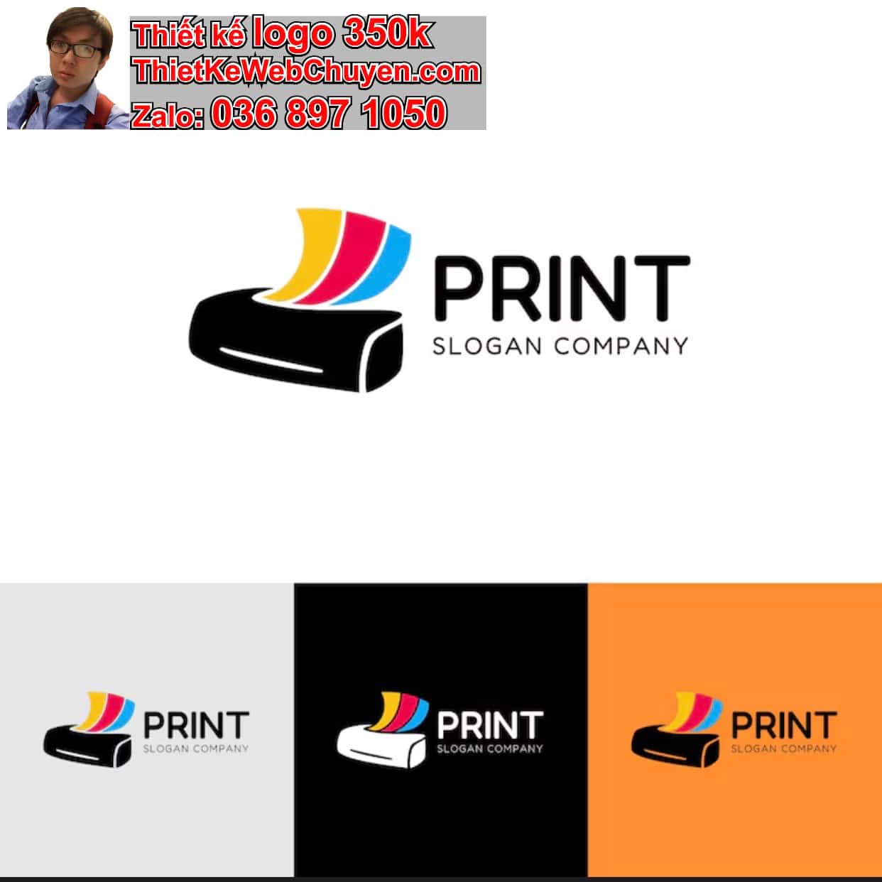 Thiết kế logo công ty công ty xưởng in ấn