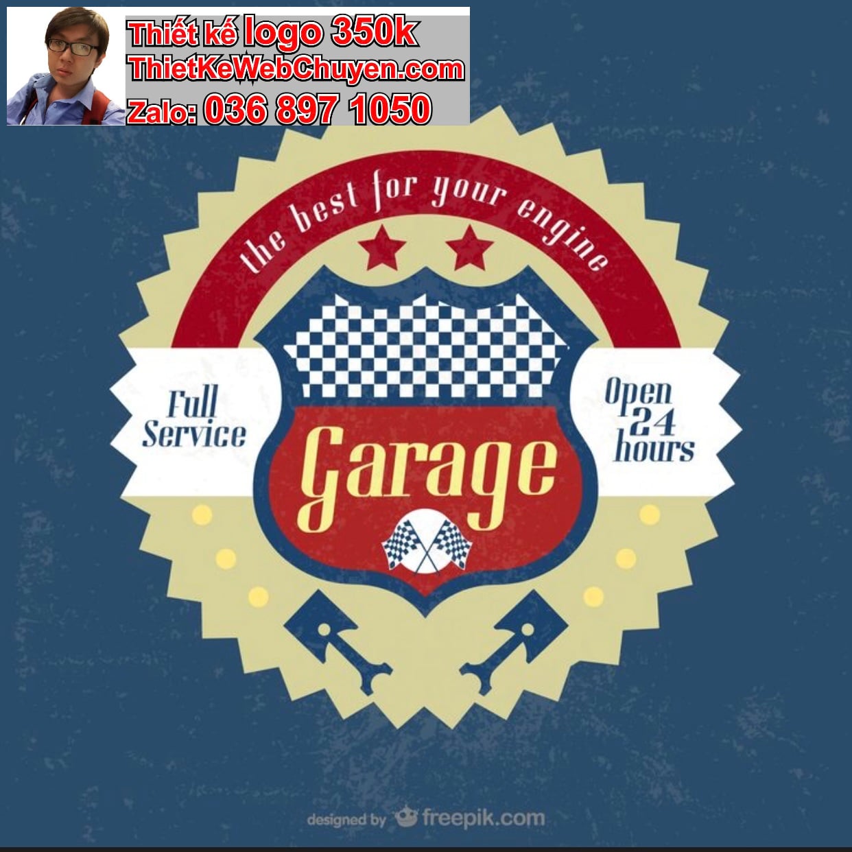 Thiết kế logo công ty garage giá rẻ