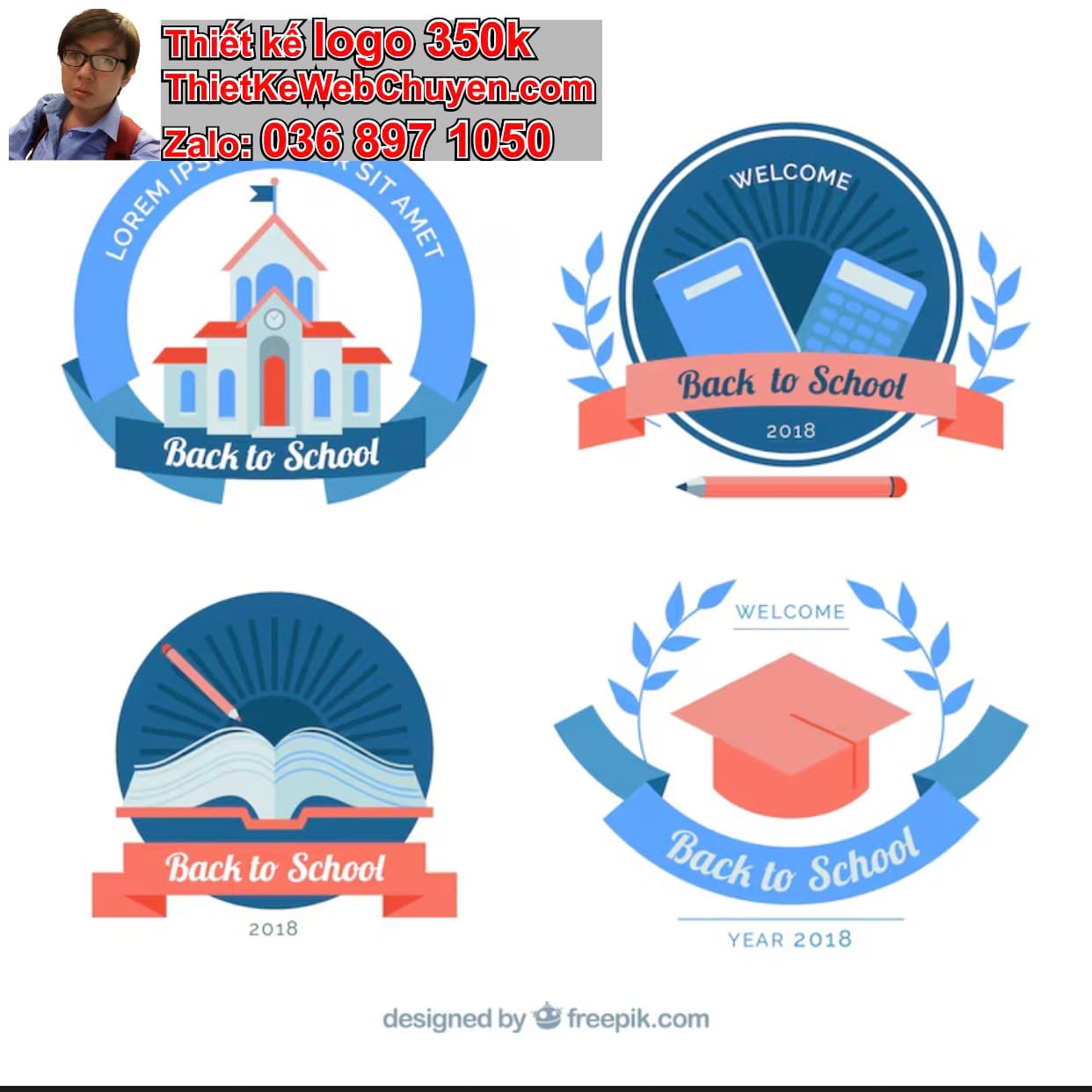 Thiết kế logo công ty giáo dục giá rẻ