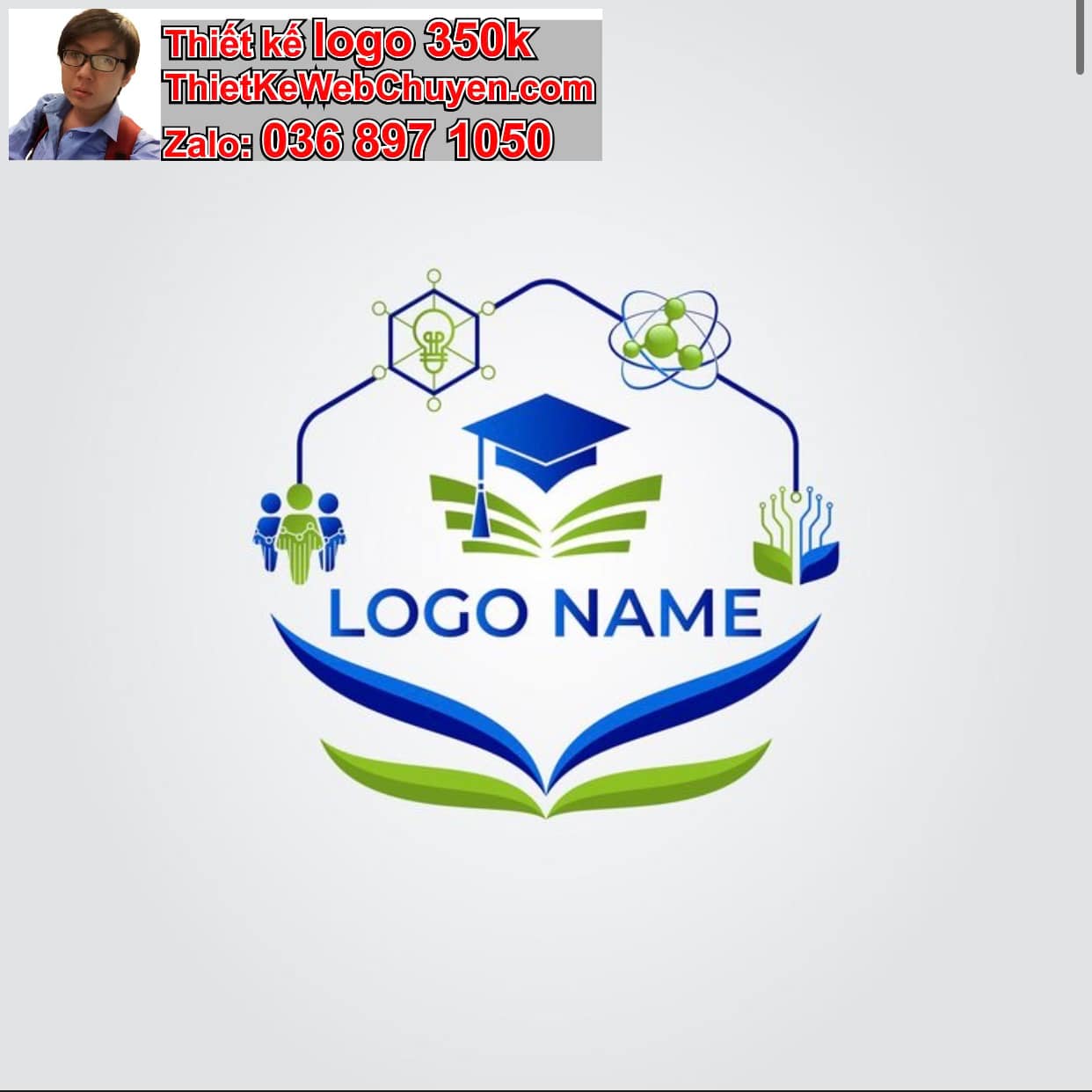 Thiết kế logo công ty giáo dục giá rẻ