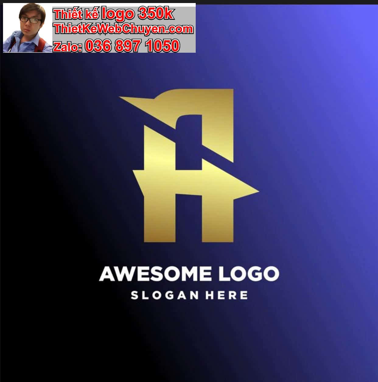 Thiết kế logo công ty họ Hồ