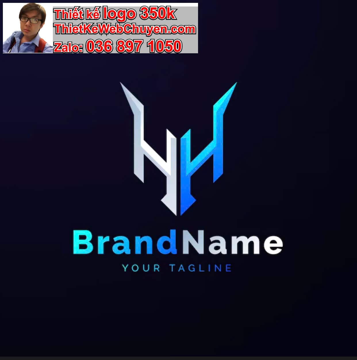 Thiết kế logo công ty họ Huỳnh