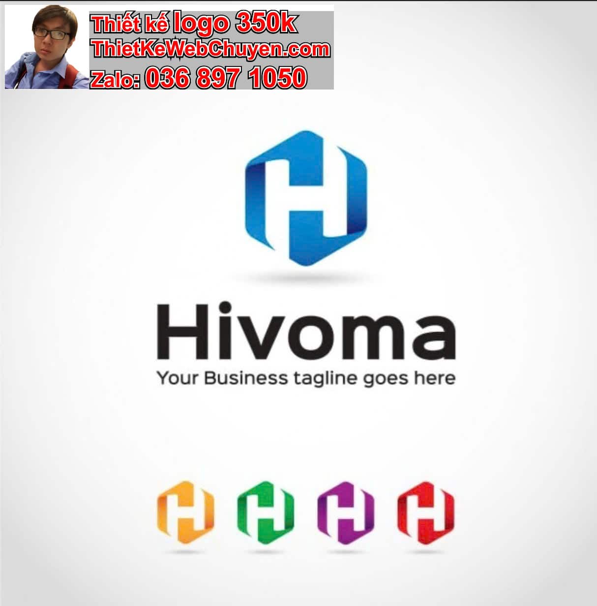 Thiết kế logo công ty họ Huỳnh