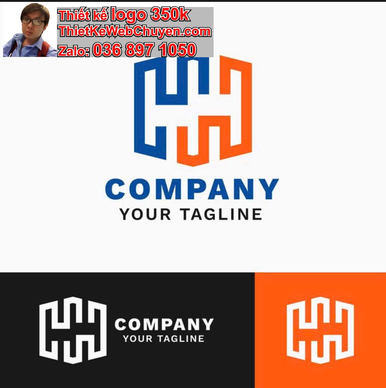 Thiết kế logo công ty họ Huỳnh