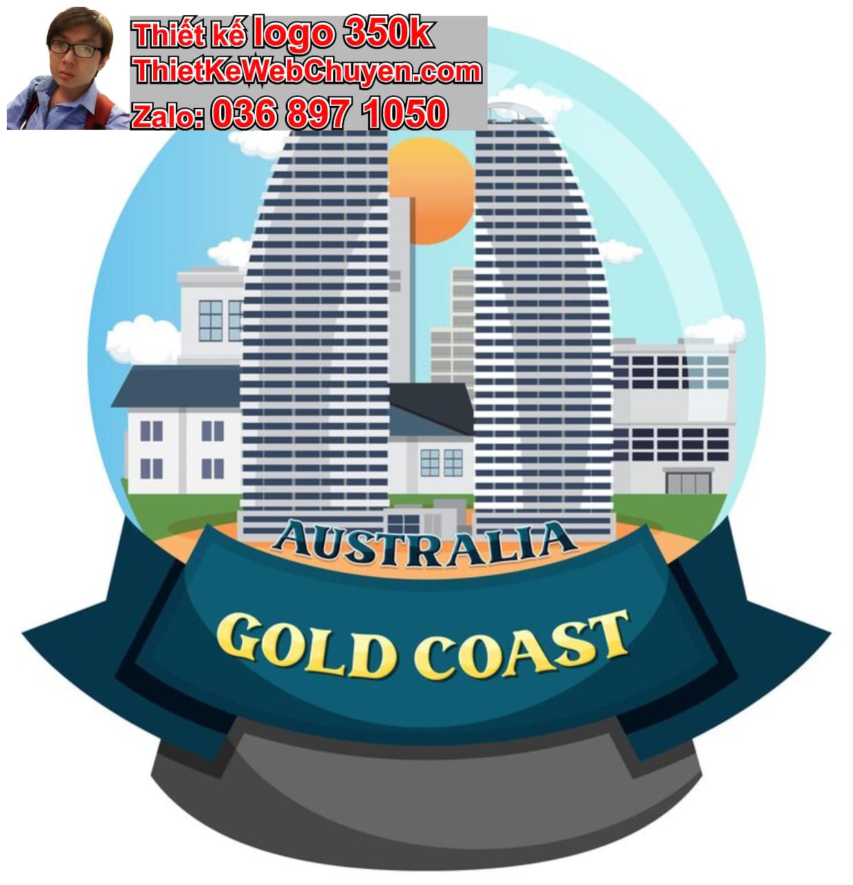 Thiết kế logo công ty khách sạn giá rẻ