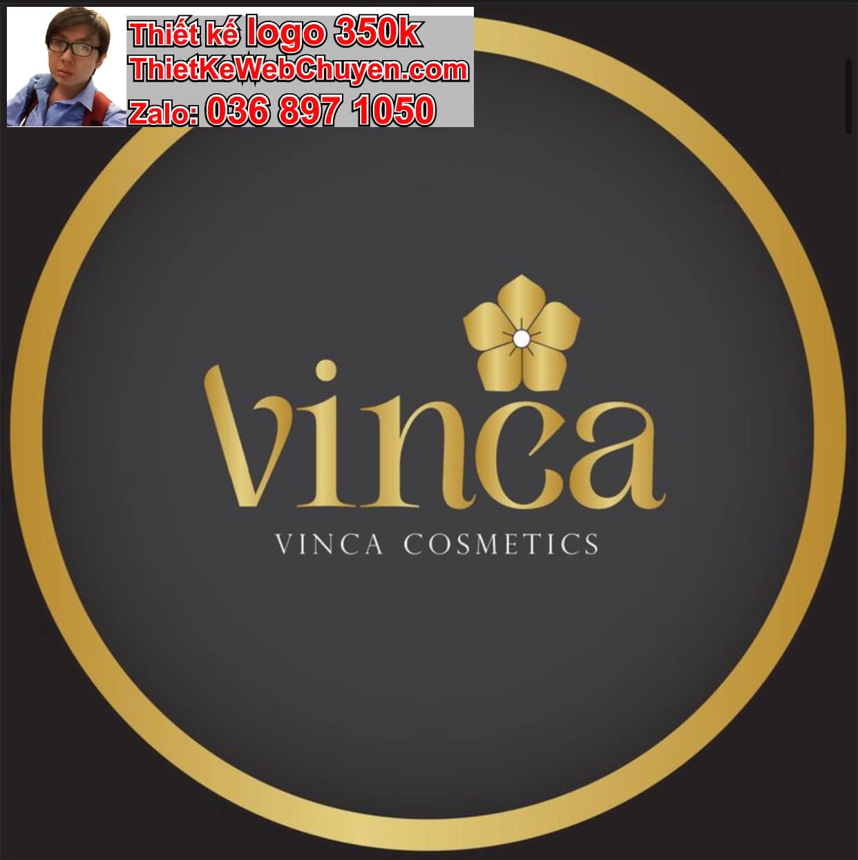 Thiết kế logo công ty mỹ phẩm giá rẻ