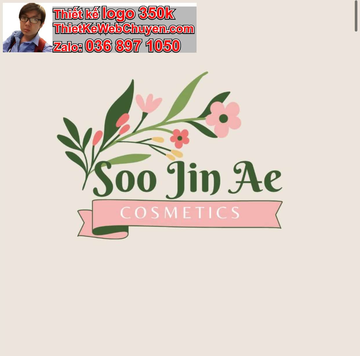 Thiết kế logo công ty mỹ phẩm giá rẻ