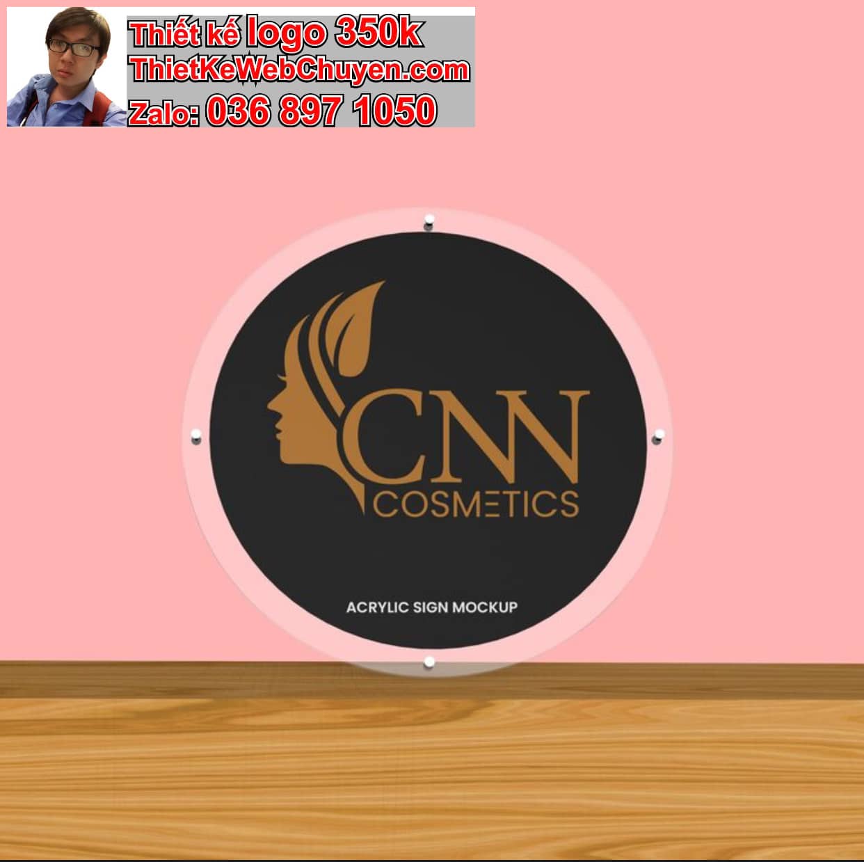 Thiết kế logo công ty mỹ phẩm giá rẻ