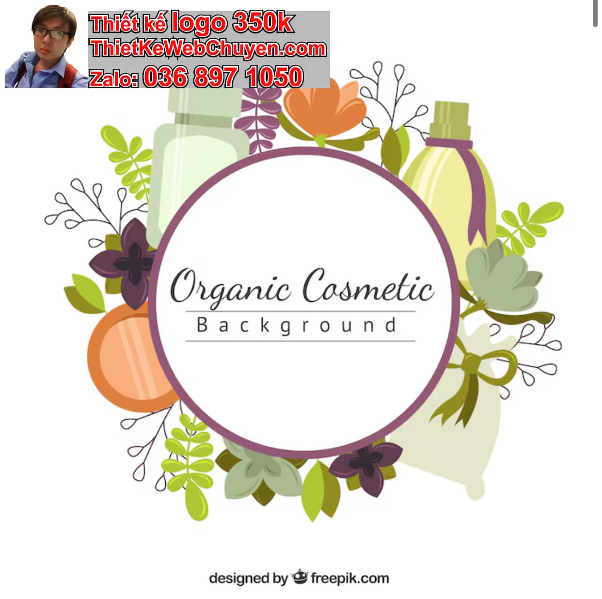 Thiết kế logo công ty mỹ phẩm giá rẻ