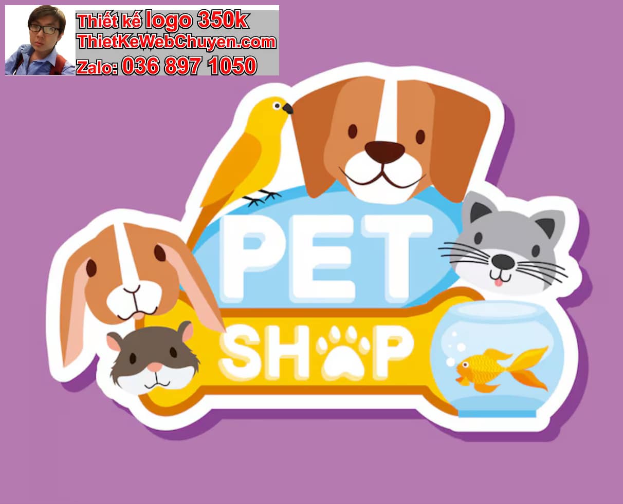 Thiết kế logo công ty pet shop giá rẻ