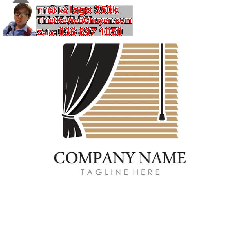 Thiết kế logo công ty shop rèm cửa