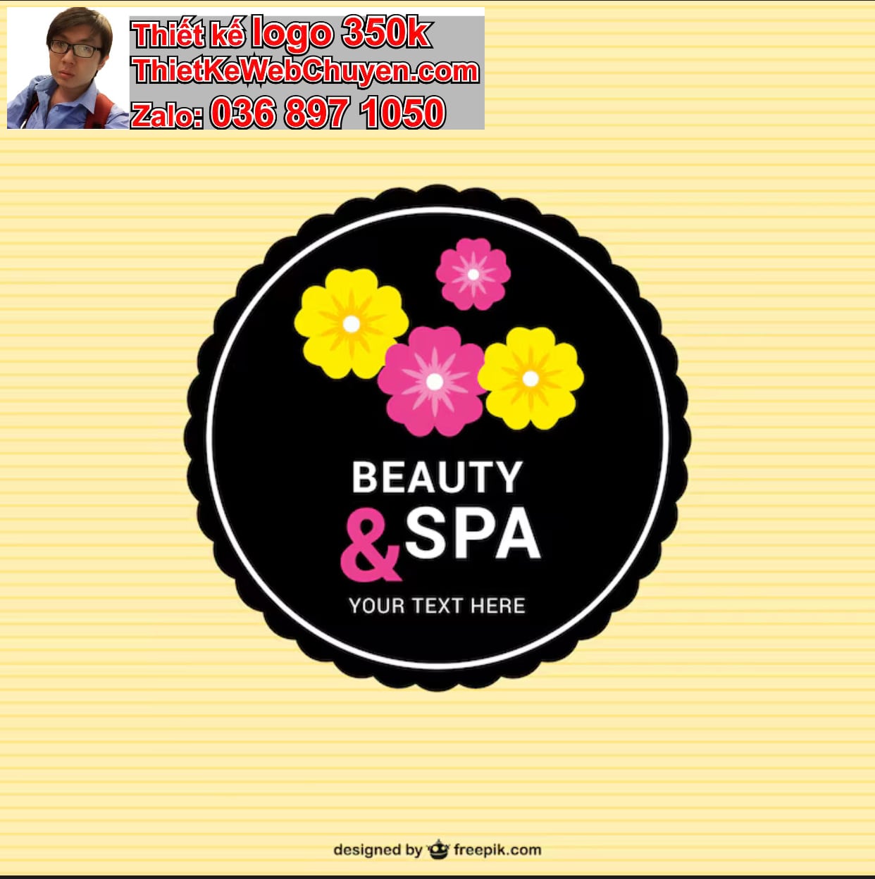 Thiết kế logo công ty spa giá rẻ