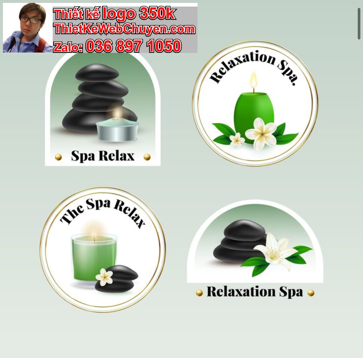 Thiết kế logo công ty spa giá rẻ