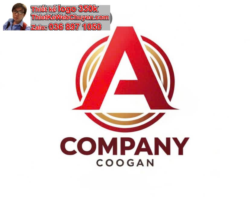 Thiết kế logo công ty tên Ân
